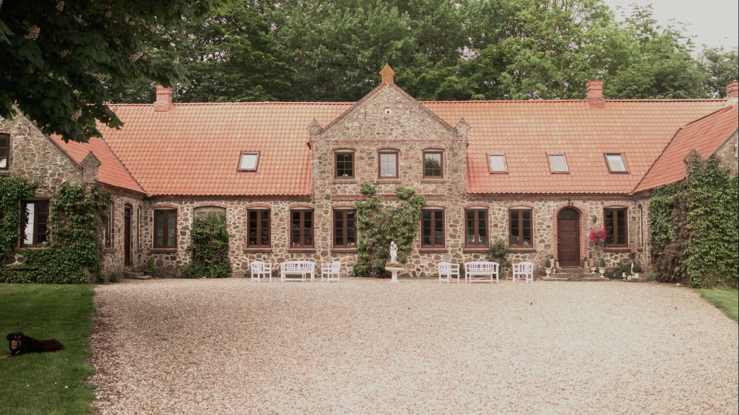 Lille Restrup Hovedgaard in Ålestrup, Denmark